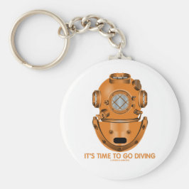Det är dags att dö (Deep Sea Diving Helmet) Nyckelring