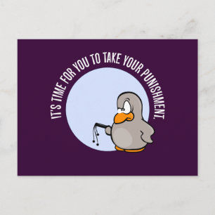 Det är dags att du straffas vykort