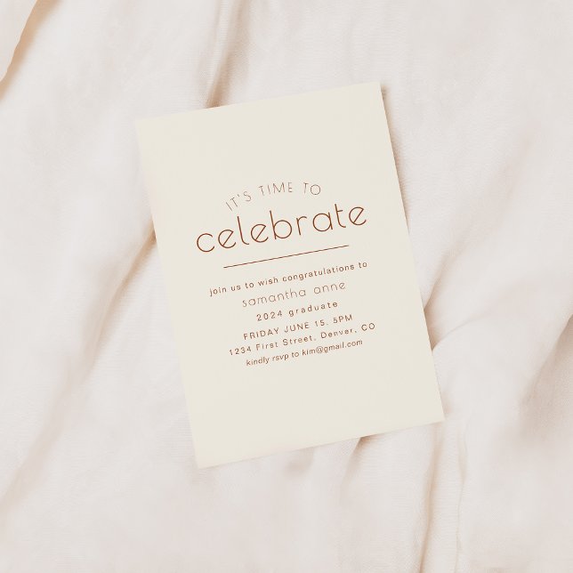 Det Är Dags Att Festa Inbjudan (Skapare uppladdad)