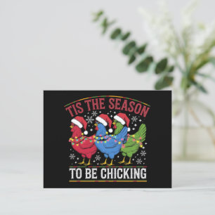 Det Är Dags Att Koka Julskinka Xmas Kyckling Weste Helg Vykort