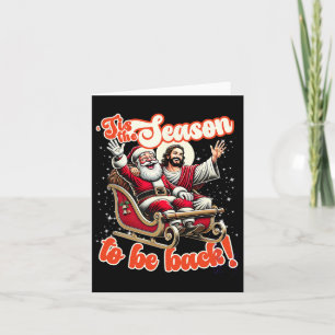 Det Är Dags Att Komma Tillbaka Jesus Tomte Jesus Kort