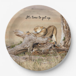 Det är dags att komma upp med Lejont foto med text