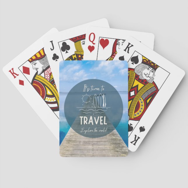 Det är dags att resa i offerten casinokort (Baksidan)