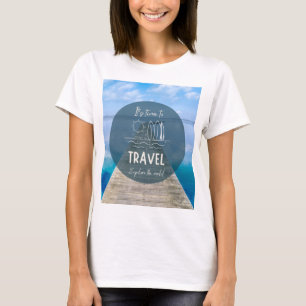 Det är dags att resa i offerten t shirt