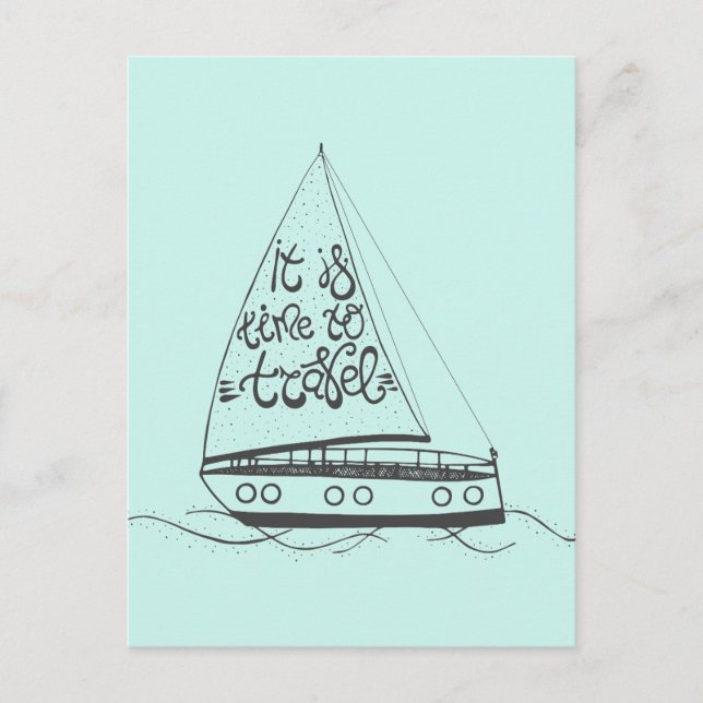 Det är dags att resa vykort (Framsida)