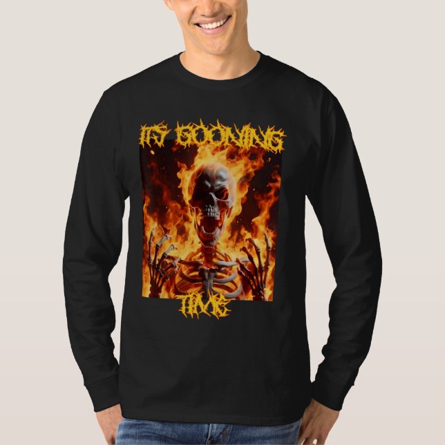 Det är dags att ringa på hårdskal t shirt (Framsida)