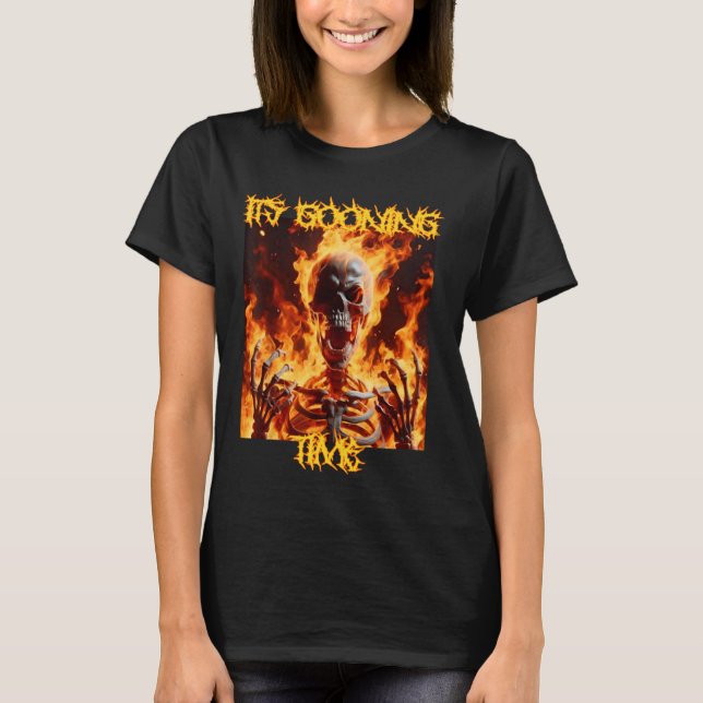 Det är dags att ringa på hårdskal t shirt (Framsida)
