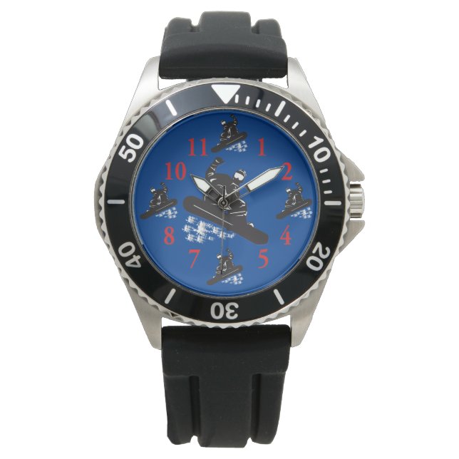 Det är dags att skrika - snömobilen armbandsur (Framsida)