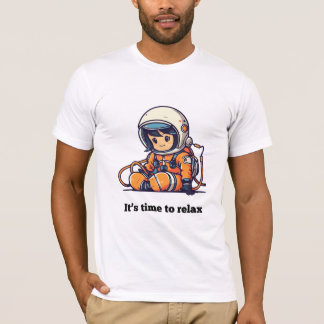 Det är dags att slappna av i skjortans design t shirt