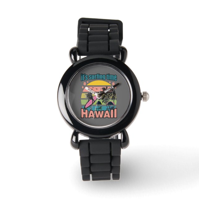 Det är dags att surfa - Hawaii Armbandsur (Framsida)