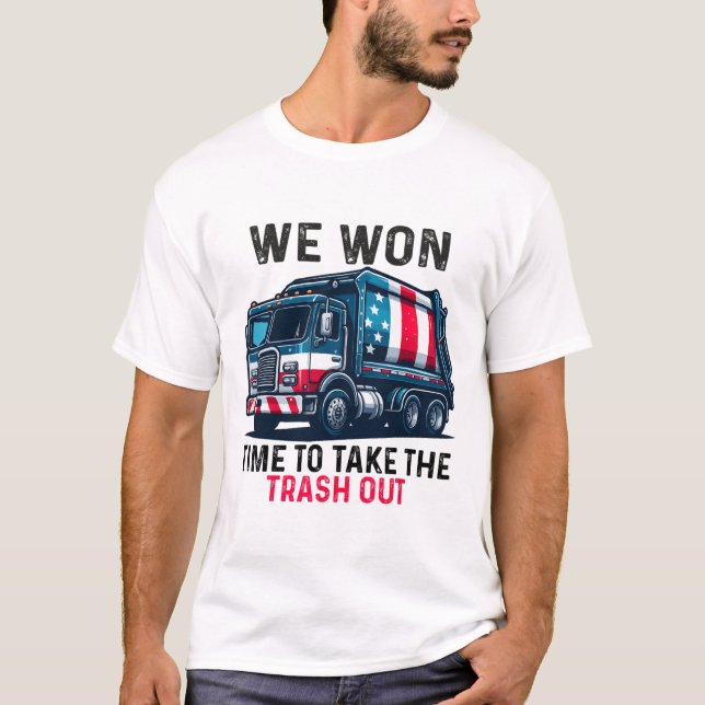 Det är dags att ta Sopor ut segern T Shirt (Framsida)