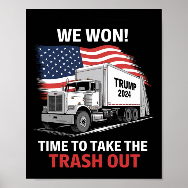 Det är dags att ta Sopor ut - Trump 202 Poster (Framsidan)