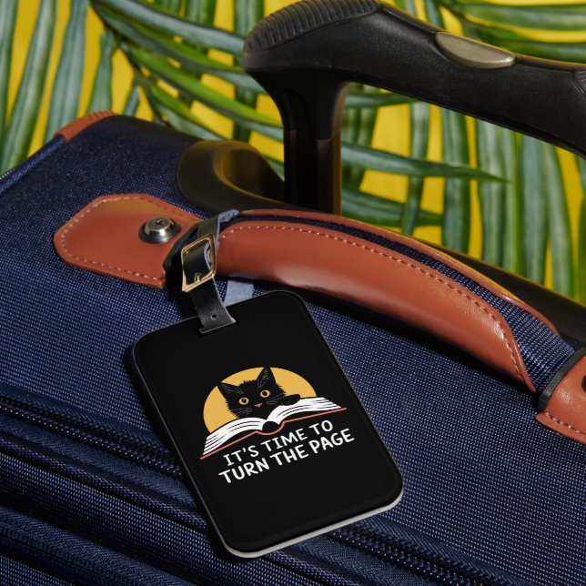 Det är dags att vända blad Kamala Harris Politic Bagagebricka (Framsida Insitu 1)