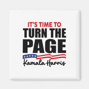 Det är dags att vända blad Kamala Harris Politic S Magnet