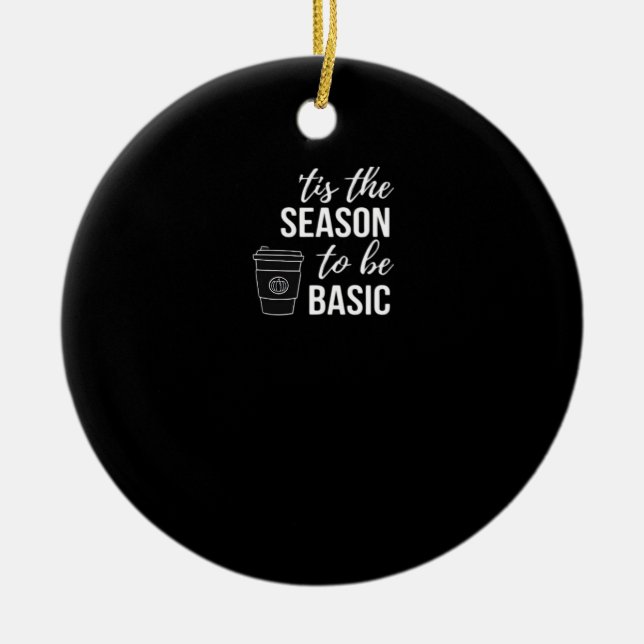Det är dags att vara basic julgransprydnad keramik (Framsidan)