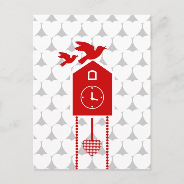 Det är dags för kärlek vykort (Framsida)