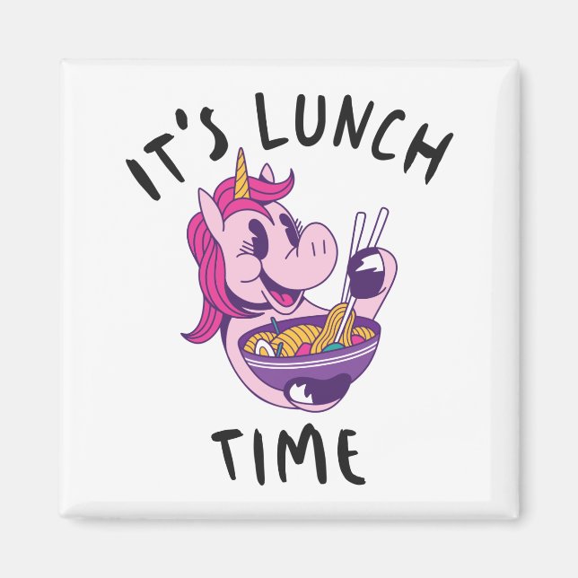 Det är dags för lunch magnet (Framsidan)