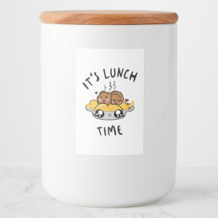 Det är dags för lunch mat etikett