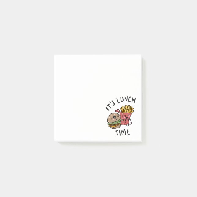 Det är dags för lunch post-it block (Framsida)