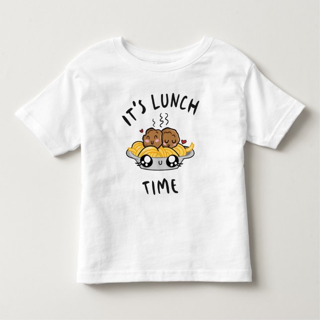 Det är dags för lunch t shirt (Framsida)
