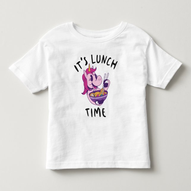Det är dags för lunch t shirt (Framsida)