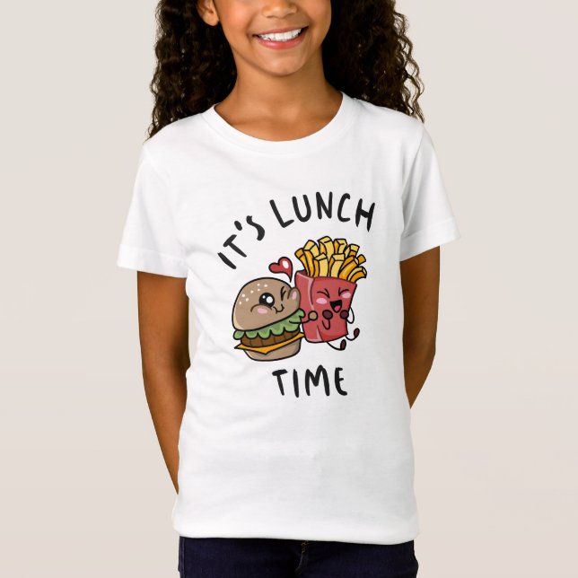 Det är dags för lunch t shirt (Framsida)