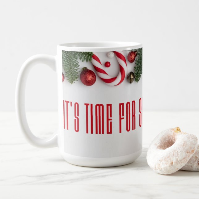 DET ÄR DAGS FÖR NÅGONTING WARMING KAFFEMUGG (Med munk)