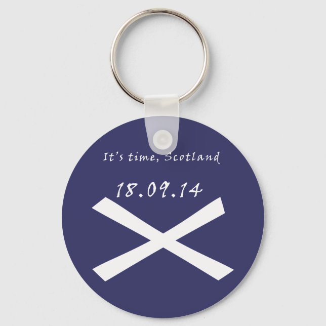 Det är dags för Nyckelringen Scottish Independence Nyckelring (Framsida)
