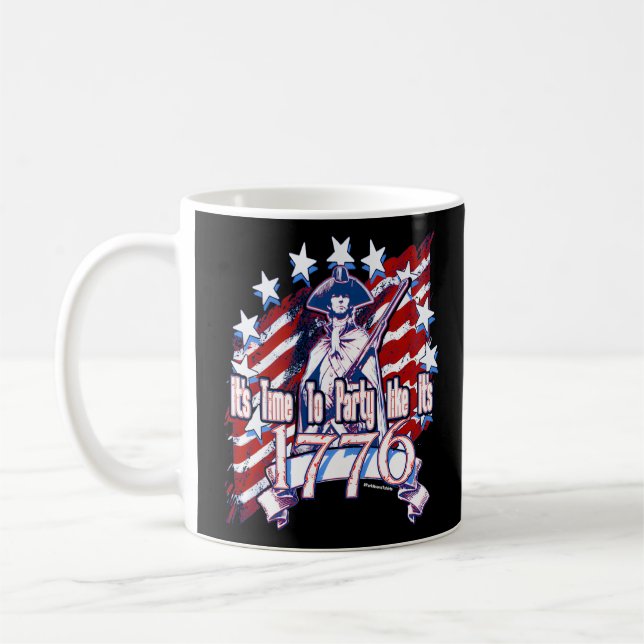 Det är dags för Party att bli 1776. Kaffemugg (Vänster)