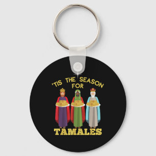 Det Är Dags För Tamales Rolig Mexikansk Jul Nyckelring