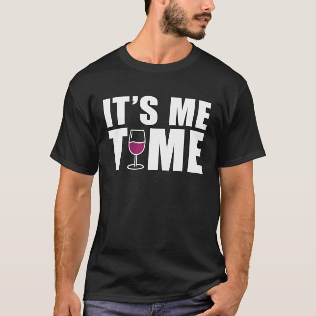 Det är dags för Vin att dricka T Shirt (Framsida)