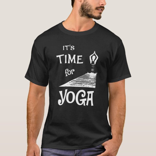 Det är dags för yoga  3 t shirt (Framsida)
