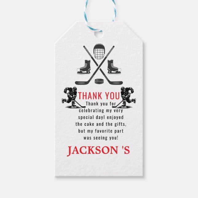 Det är dags-jockey, första födelsedagen presentetikett (Framsidan)