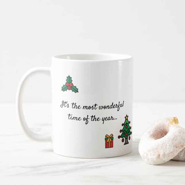 Det är dags! kaffemugg (Med munk)