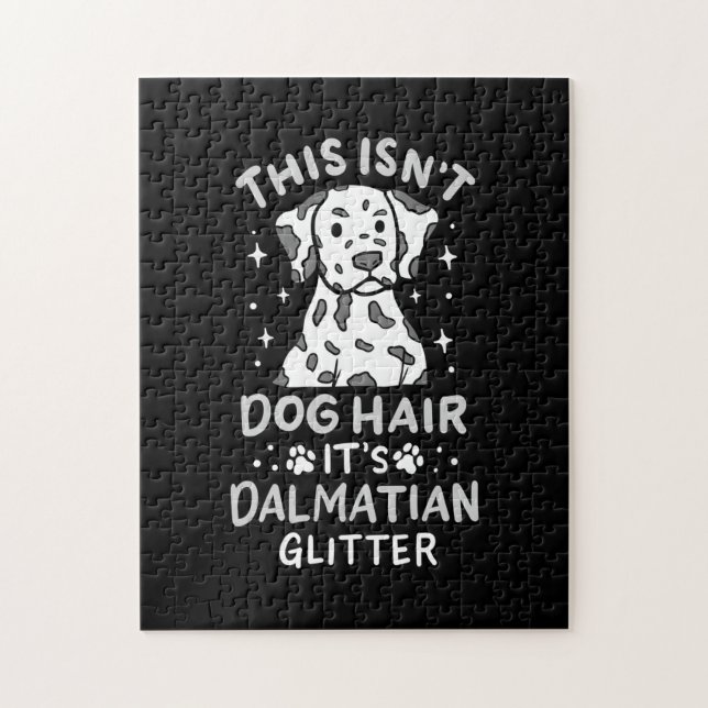 Det är Dalmatien Hund Glitter Pussel (Vertikal)