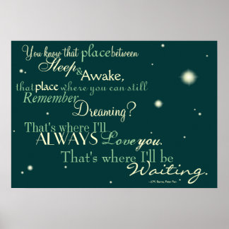 Det är där jag väntar på Poster