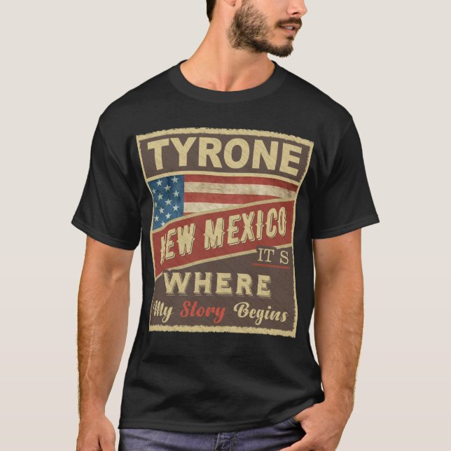 Det är där min historia börjar t shirt (Framsida)