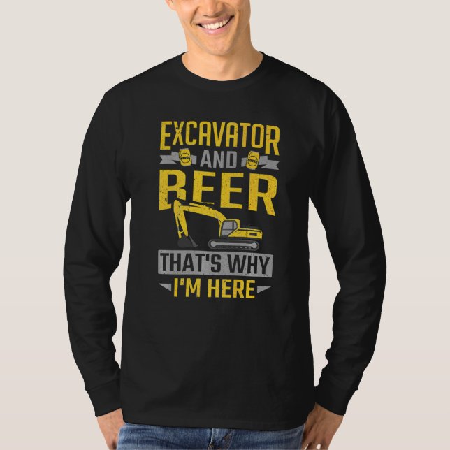 Det är därför jag är här. t shirt (Framsida)