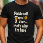 Det är därför jag är här t shirt<br><div class="desc">När du bara vill spela ett par spel,  så tar du en öl...  är den här betesskjortan perfekt för dig.</div>