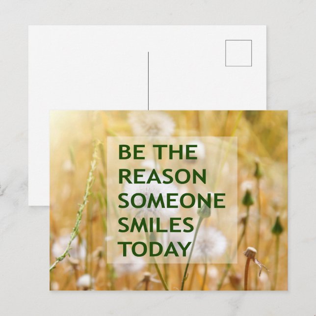 Det är därför någon leker idag vykort (Fram/baksida)