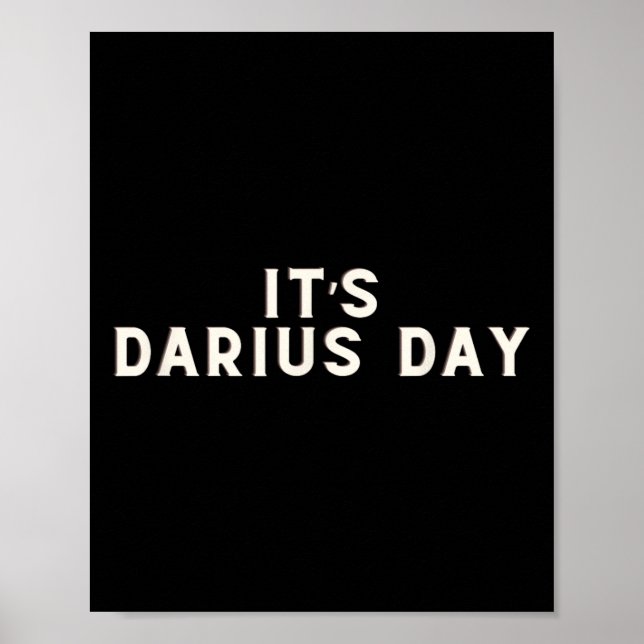 Det är Darius Day Funny Meme 1 Poster (Framsidan)