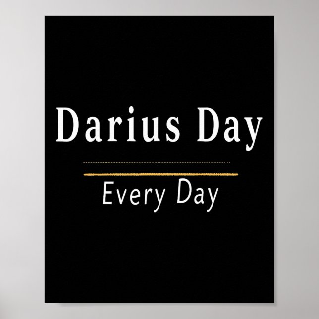 Det är Darius Day Funny Meme - Celebrate Kärlek1 Poster (Framsidan)