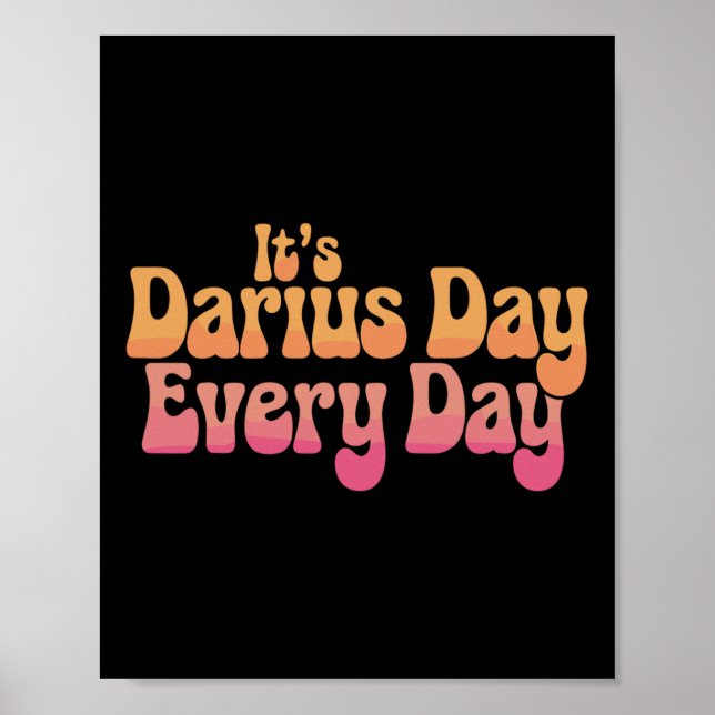 Det är Darius Day Funny Meme - Celebrate Kärlek2 Poster (Framsidan)