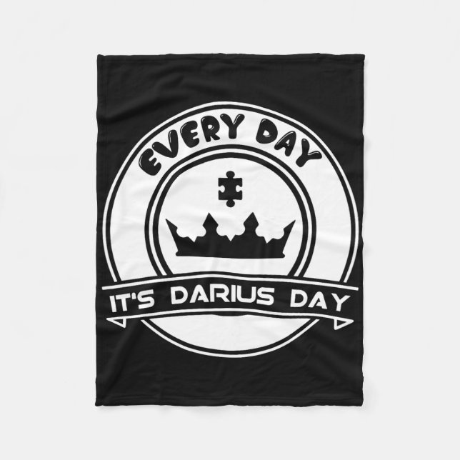 Det är Darius Day Rollig Meme – Firar Kärlek  Fleecefilt (Framsidan)