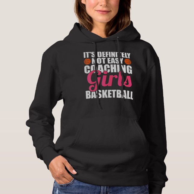 Det är definitivt Tränar Basketball Asisstant T Shirt (Framsida)