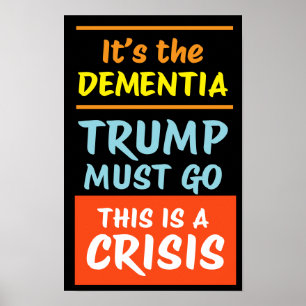 DET ÄR DEMENS BO Protest Poster