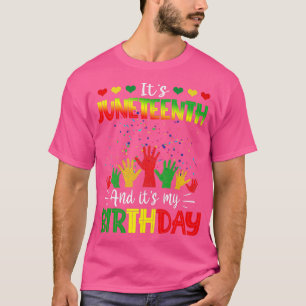 Det är den 11:e och min afrikanska svarta juni t shirt