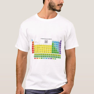 Det är den elementära periodiska skjortan för bord t-shirt