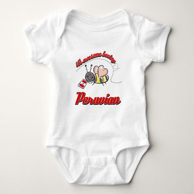 Det är den enorma beeing peruanen tee shirt (Framsida)