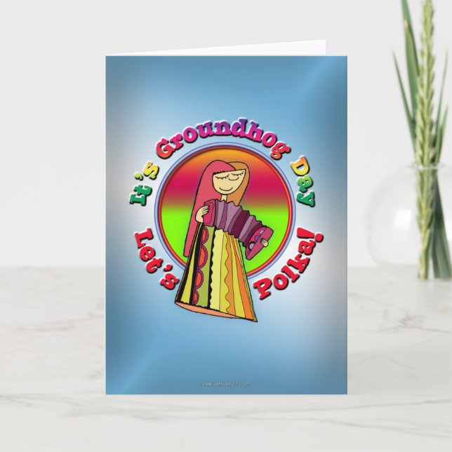 Det är den Groundhog dagen! Kort (Framsida)